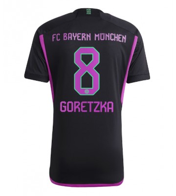 Bayern Munich Leon Goretzka #8 Koszulka Wyjazdowych 2023-24 Krótki Rękaw
